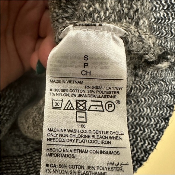 Old Navy Fair Isle Nordic Mock Neck Sweater Women S Gray - Picture 6 of 7